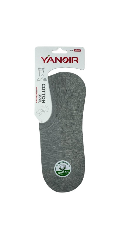 CALCETIN INVISIBLE CLASSIC GRIS