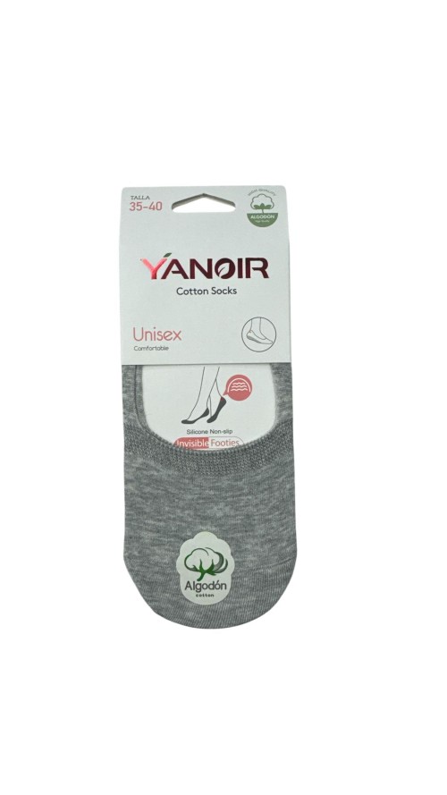 CALCETIN INVISIBLE GRIS