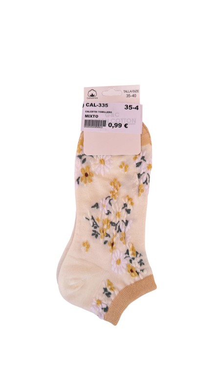 CALCETIN TOBILLERO GRIS