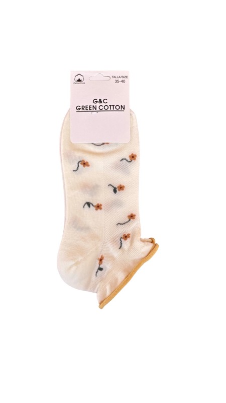 CALCETIN TOBILLERO TAUPE