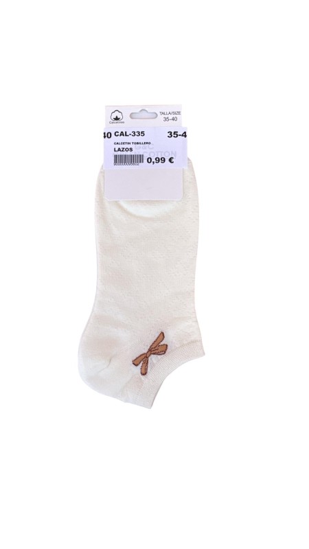 CALCETIN TOBILLERO CAMEL