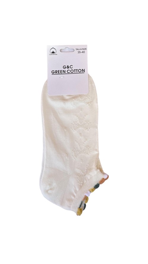 CALCETIN TOBILLERO BLANCO
