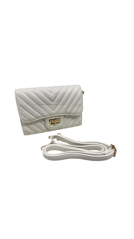 BOLSO NAPA V BLANCO 2