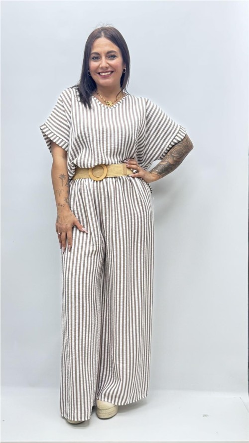 PANTALON PAULA MARRON