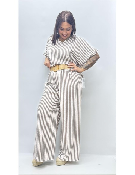 PANTALON PAULA MARRON