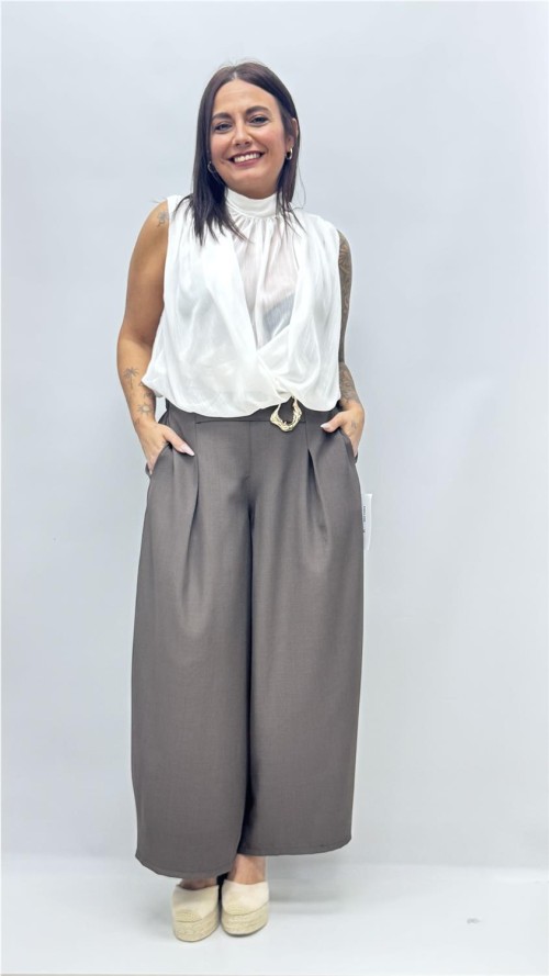 PANTALON JULIETA MARRON