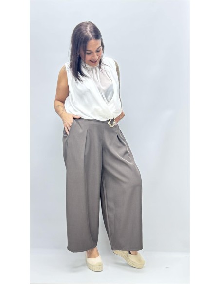 PANTALON JULIETA MARRON