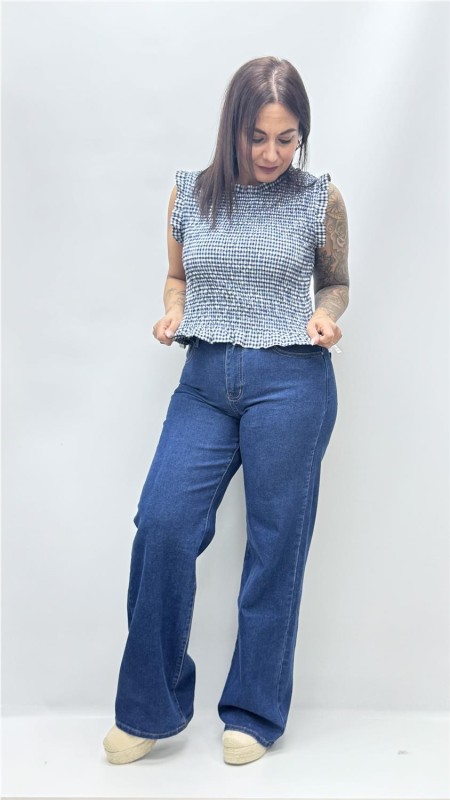 TOP SUSANA VAQUERO OSCURO 2