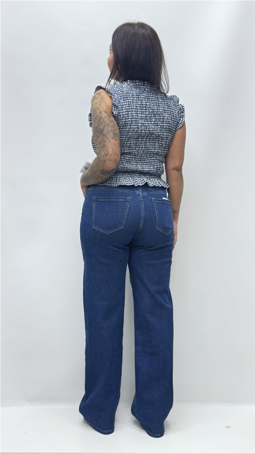 TOP SUSANA VAQUERO OSCURO