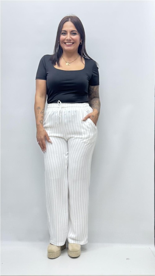 PANTALON DIPLOMATICO BLANCO