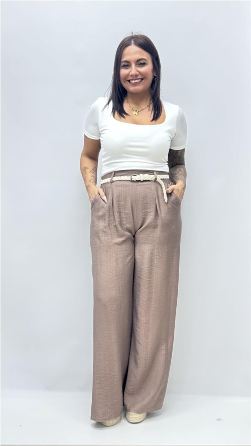 PANTALON ROSALIA MARRON