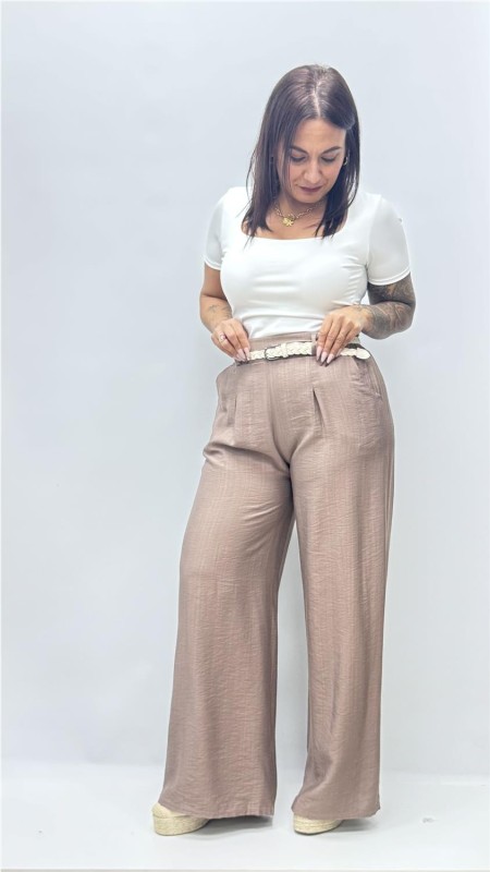 PANTALON ROSALIA MARRON 2