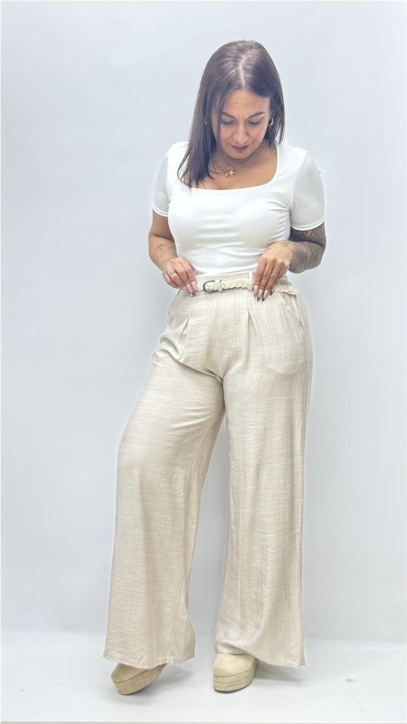 PANTALON ROSALIA BEIG 2