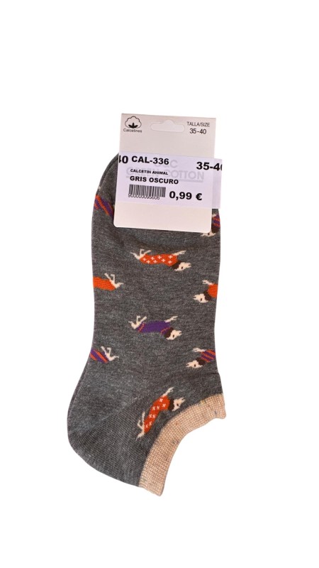 CALCETIN ANIMAL PLOMO
