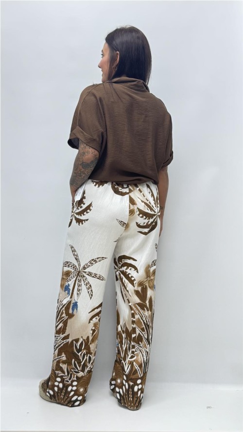 CONJUNTO TROPICAL MARRON