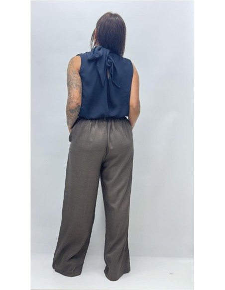 TOP ANGELICA VAQUERO OSCURO