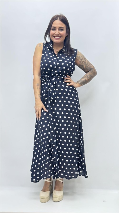 VESTIDO ABRIL VAQUERO OSCURO