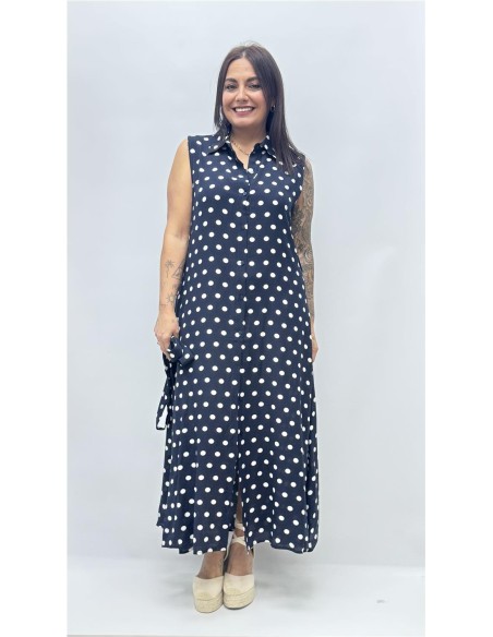 VESTIDO ABRIL VAQUERO OSCURO