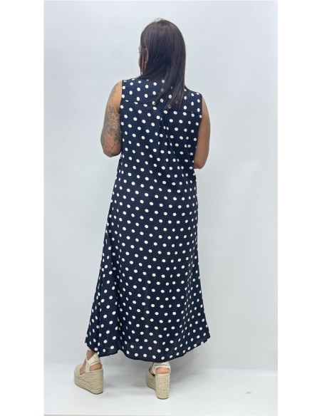 VESTIDO ABRIL VAQUERO OSCURO