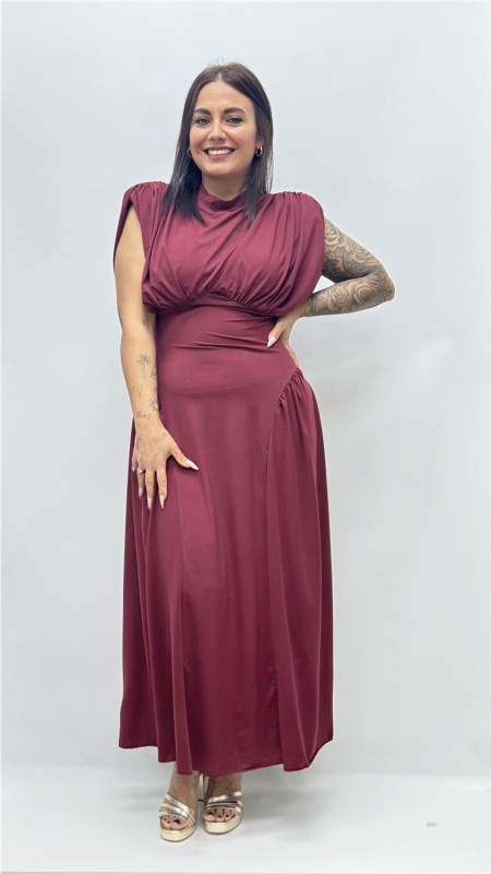 VESTIDO DIANA BURDEOS