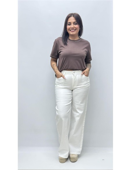 CAMISETA ADRIANA MARRON