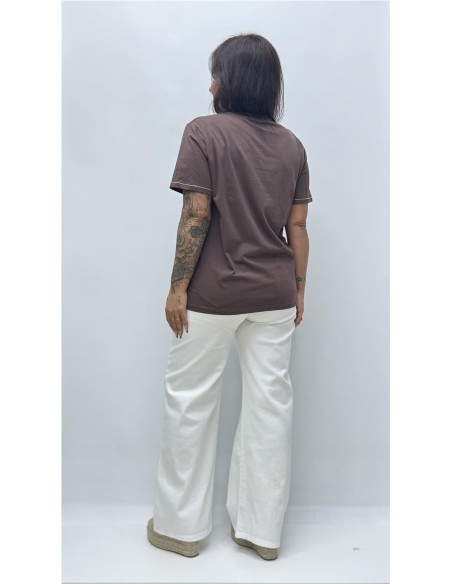 CAMISETA ADRIANA MARRON