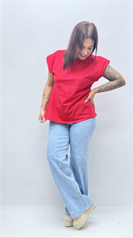 CAMISETA VIDA ROJO 2