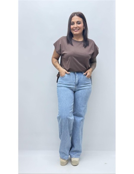 CAMISETA VIDA MARRON