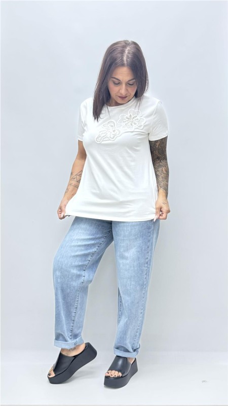 CAMISETA BRILLO BLANCO 2