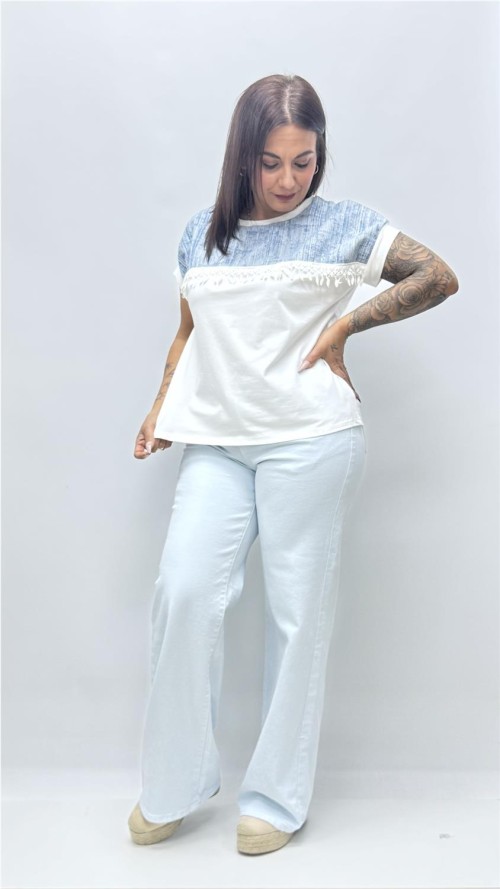 CAMISETA TEJANA BLANCO 1