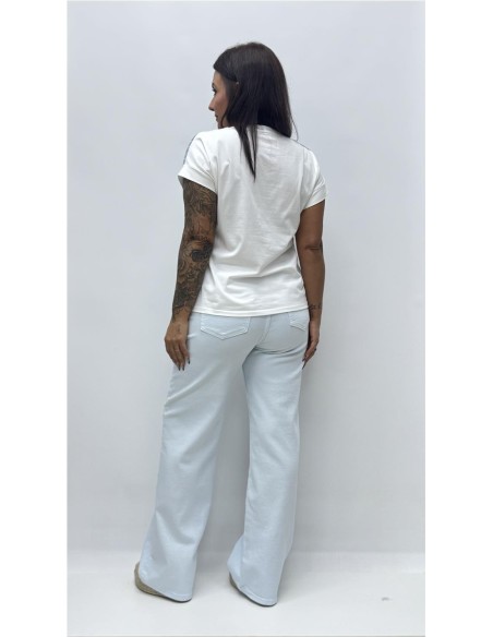 CAMISETA TEJANA BLANCO 1