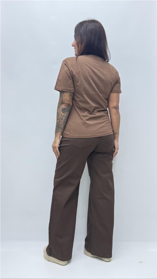 CAMISETA ESTELA MARRON