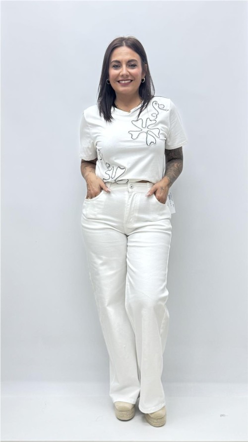 CAMISETA ESTELA BLANCO