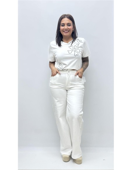 CAMISETA ESTELA BLANCO