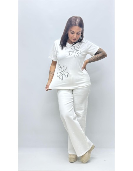 CAMISETA ESTELA BLANCO