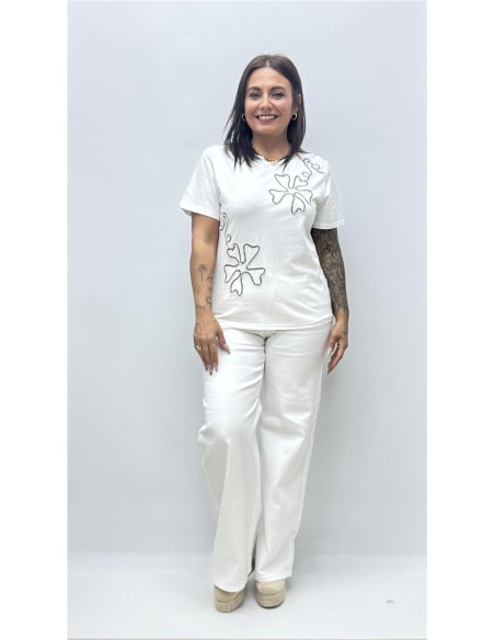 CAMISETA ESTELA BLANCO