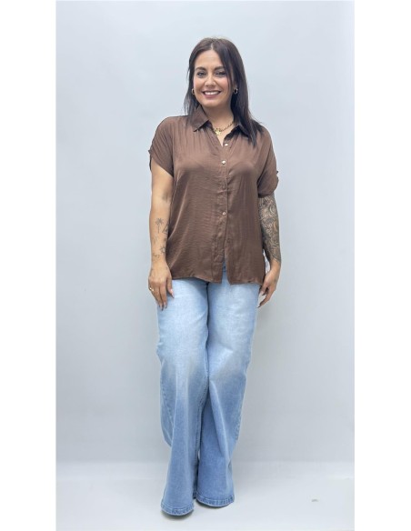 CAMISA ANITA MARRON