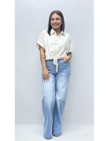 CAMISA BENIDORM BEIG