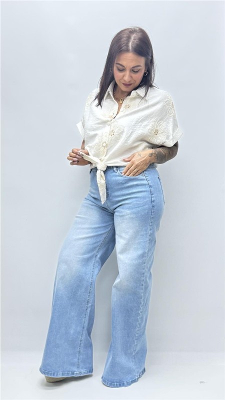 CAMISA BENIDORM BEIG 2