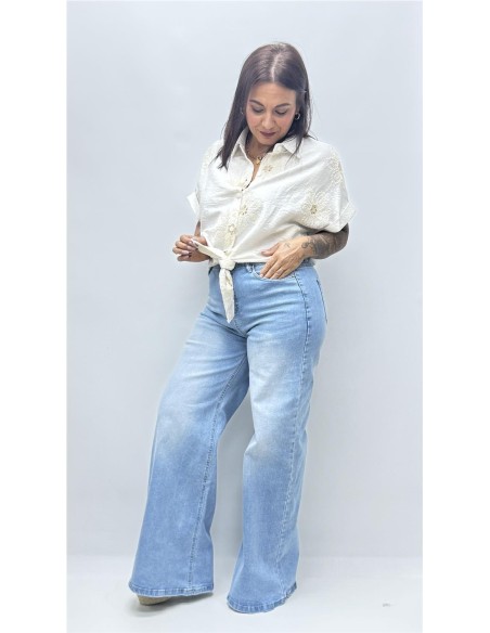 CAMISA BENIDORM BEIG