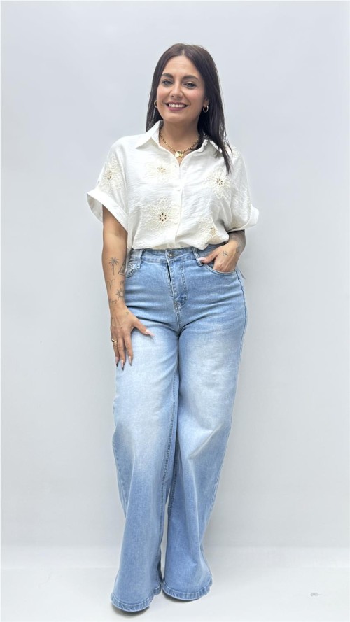 CAMISA BENIDORM BLANCO