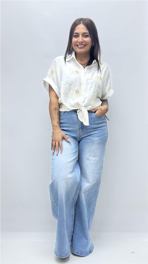 CAMISA BENIDORM BLANCO