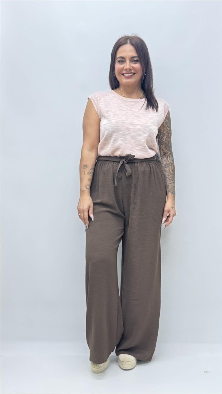 PANTALON RAQUEL MARRON