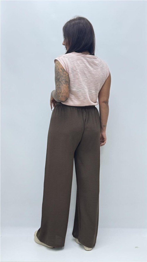 PANTALON RAQUEL MARRON