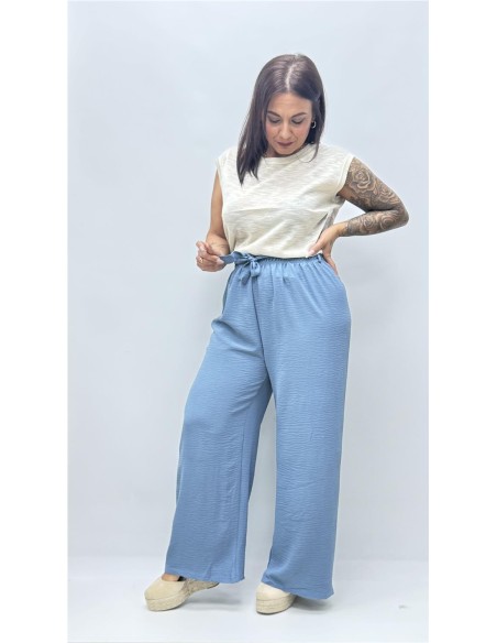 PANTALON RAQUEL AZUL