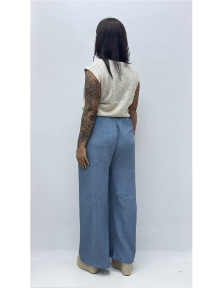 PANTALON RAQUEL AZUL