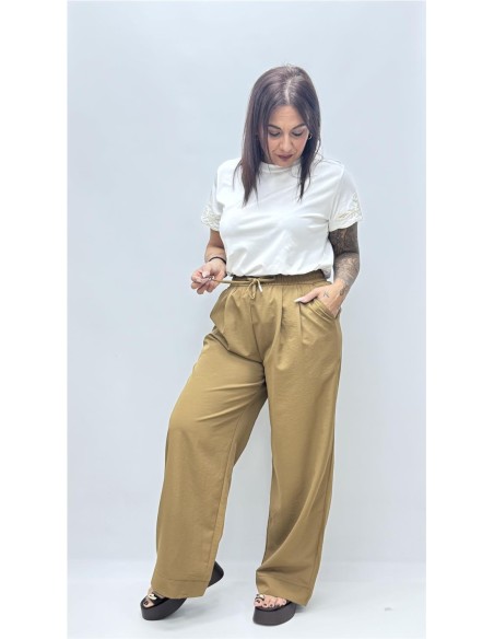 PANTALON LINA MARRON