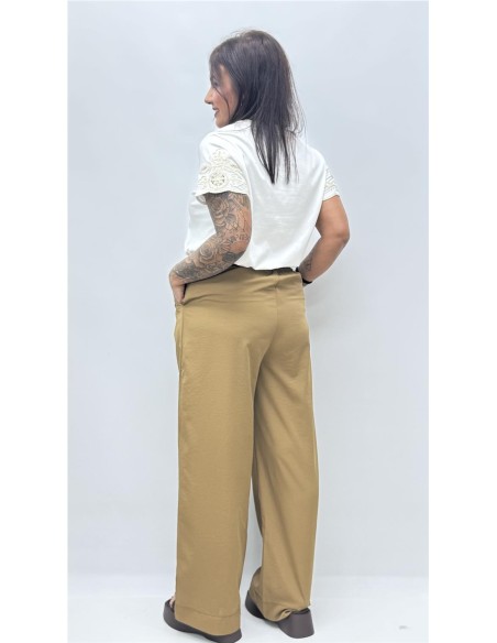 PANTALON LINA MARRON