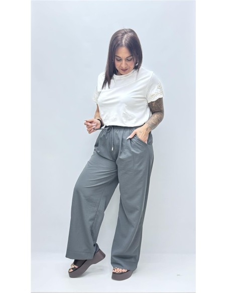 PANTALON LINA GRIS