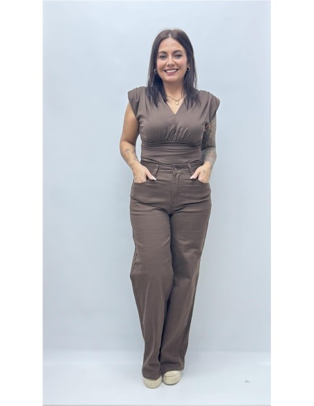 PANTALON DIJON MARRON